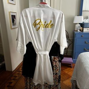 White Bride Robe